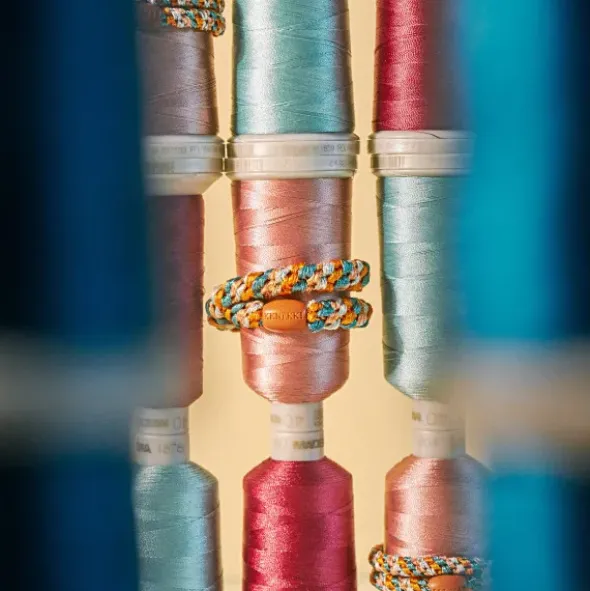 Haargummi KKNEKKI - Mix terracotta teal