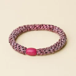 Haargummi KKNEKKI - rosenholz rot glitter