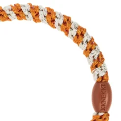 Haargummi KKNEKKI Slim - terracotta elfenbein glitter