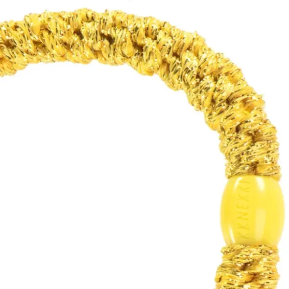 Haargummi KKNEKKI - sonnen gelb glitter