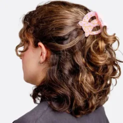 Haarklammer Brezel rosa