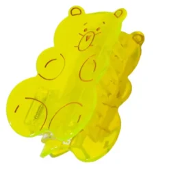 Haarklammer Fruchtgummi-Bärchen neongelb