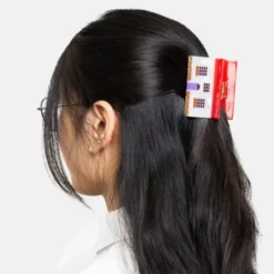 Haarklammer Haus – großer Haarclip mit Hausmotiv aus Kunststoff 7 cm