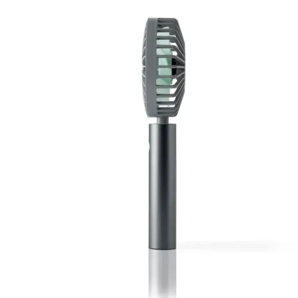 Handventilator FLOW - Akku Ventilator mit Standfuß, graphit-mint