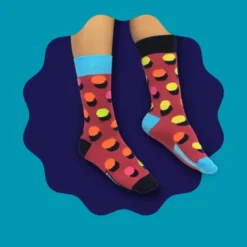 Herrensocken DOM bunte Dots - Socken Gr. 39-46