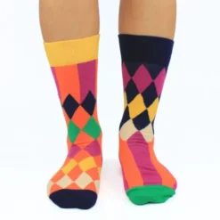 Herrensocken HARRY bunte Rauten - Socken Gr. 39-46