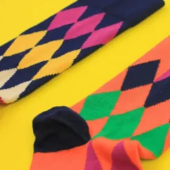 Herrensocken HARRY bunte Rauten - Socken Gr. 39-46