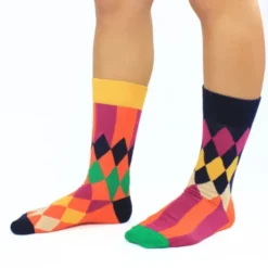 Herrensocken HARRY bunte Rauten - Socken Gr. 39-46