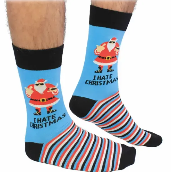 Herrensocken I HATE CHRISTMAS - Socken Gr. 39-46