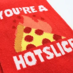 Herrensocken Pizza Motiv - Spruchsocken