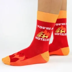 Herrensocken Pizza Motiv - Spruchsocken
