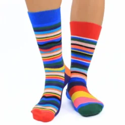 Herrensocken STEVE bunte Streifen - Socken Gr. 39-46