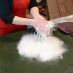 Herz Wärmflasche aus Filz - EISBÄR, undersea
