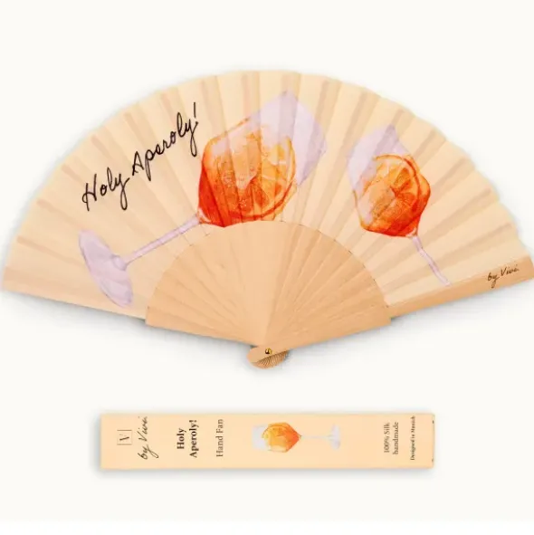 Holzfächer Seide - Handfächer Holy Aperoly