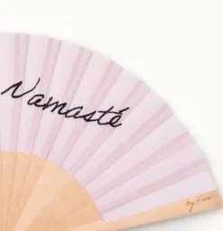 Holzfächer Seide - Handfächer Namaste