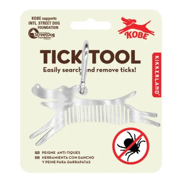 Hundekamm & Zeckenentferner TICK TOOL KOBE