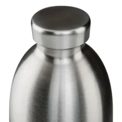 Isolierflasche 850 ml CLIMA – doppelwandige Trinkflasche aus Edelstahl silber