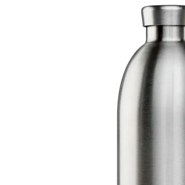 Isolierflasche 850 ml CLIMA – doppelwandige Trinkflasche aus Edelstahl silber