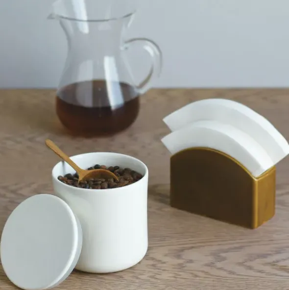 Kaffeefilterhalter cremeweiß - Keramik