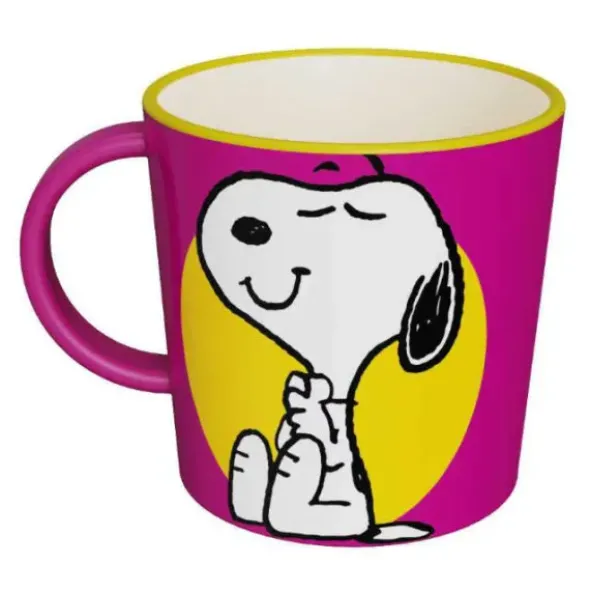 Kaffeetasse Snoopy BE NICE - Peanuts Tasse pink