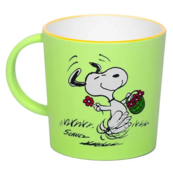 Kaffeetasse Snoopy HAVE A NICE DAY – Peanuts Tasse grün
