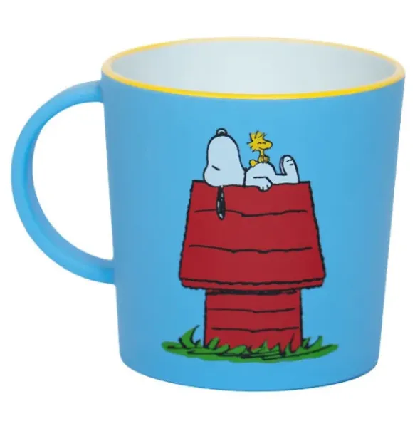 Kaffeetasse Snoopy & Woodstock HOME SWEET HOME - Peanuts Tasse hellblau