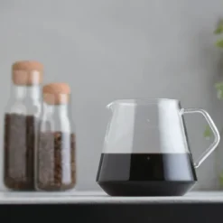 Kaffeezubereiter - Kanne mit Filter und Ständer - Brewer Stand Set 4Cups