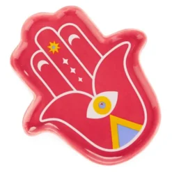 Keramik Räucherstäbchenhalter - Lucky Hand, rot