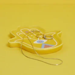 Keramik Räucherstäbchenhalter - Lucky Hand, gelb