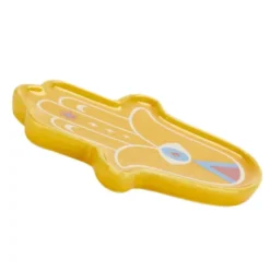 Keramik Räucherstäbchenhalter - Lucky Hand, gelb