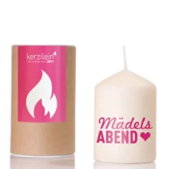 Kerze - Mädelsabend pink