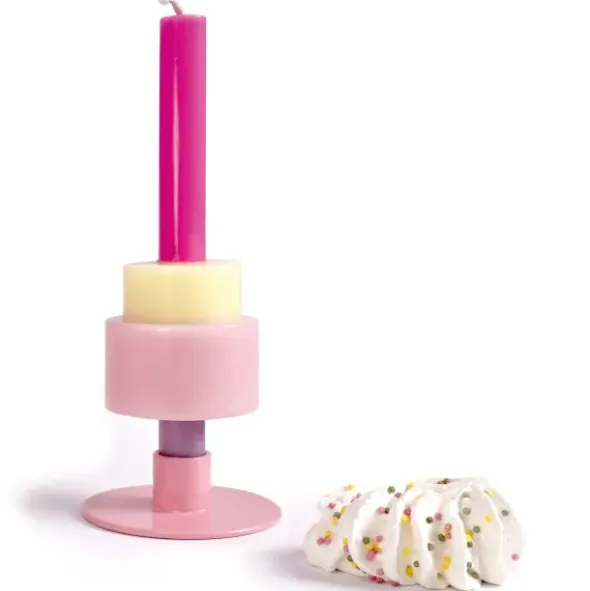 Kerzenständer POP Mini - Kerzenhalter rosa