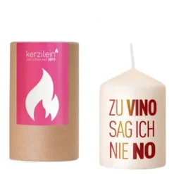 Kerze - Zu Vino sag ich nie no