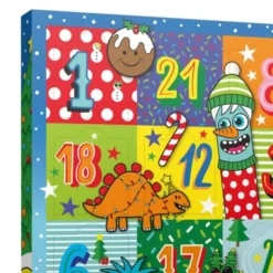 Kinder Adventskalender CHRISTMAS SOCKS - 24 bunte Einzelsocken - Gr. 30½-38½