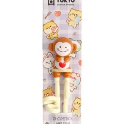Kinder Essstäbchen Affe 18 cm mit Fingerschlaufe
