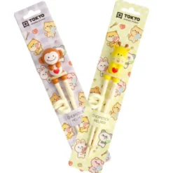 Kinder Essstäbchen Giraffe 18 cm mit Fingerschlaufen