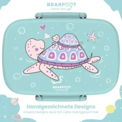 Kinderlunchbox Bento Box Set - Schildkröte mint