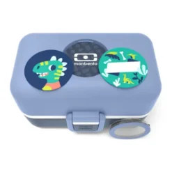 Kinder Lunchbox MB TRESOR blau – inklusive 2 Snackboxen