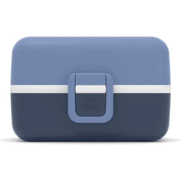 Kinder Lunchbox MB TRESOR blau – inklusive 2 Snackboxen