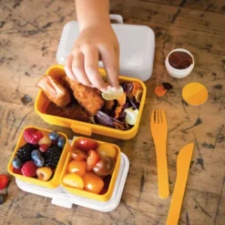 Kinder Lunchbox MB TRESOR rosa – inklusive 2 Snackboxen