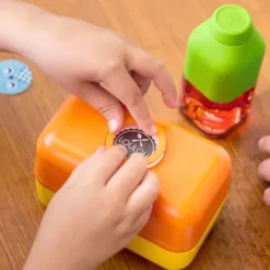 Kinder Lunchbox MB TRESOR Waschbär grün – inklusive 2 Snackboxen