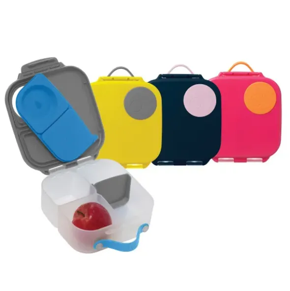 Kinderlunchbox mit 3 Fächern 1000 ml - hellblau