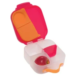 Kinderlunchbox mit 3 Fächern 1000 ml - pink