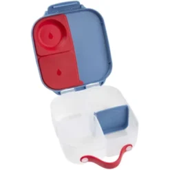 Kinderlunchbox mit 3 Fächern 1000 ml - blau