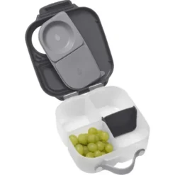 Kinderlunchbox mit 3 Fächern 1000 ml - dunkelgrau
