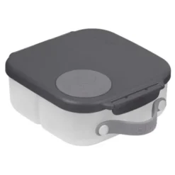 Kinderlunchbox mit 3 Fächern 1000 ml - dunkelgrau