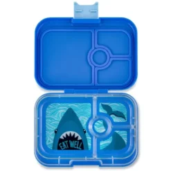 Kinderlunchbox YUMBOX PANINO 4 Fächer Hai dunkelblau