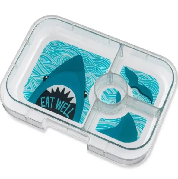 Kinderlunchbox YUMBOX PANINO 4 Fächer Hai dunkelblau