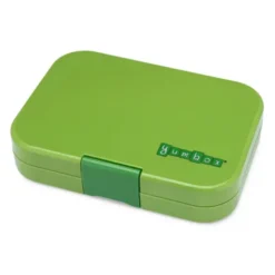 Kinderlunchbox YUMBOX PANINO 4 Fächer Rennauto grün