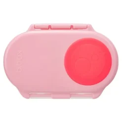 Kinder Snackbox mit 2 Fächern 500 ml rosa